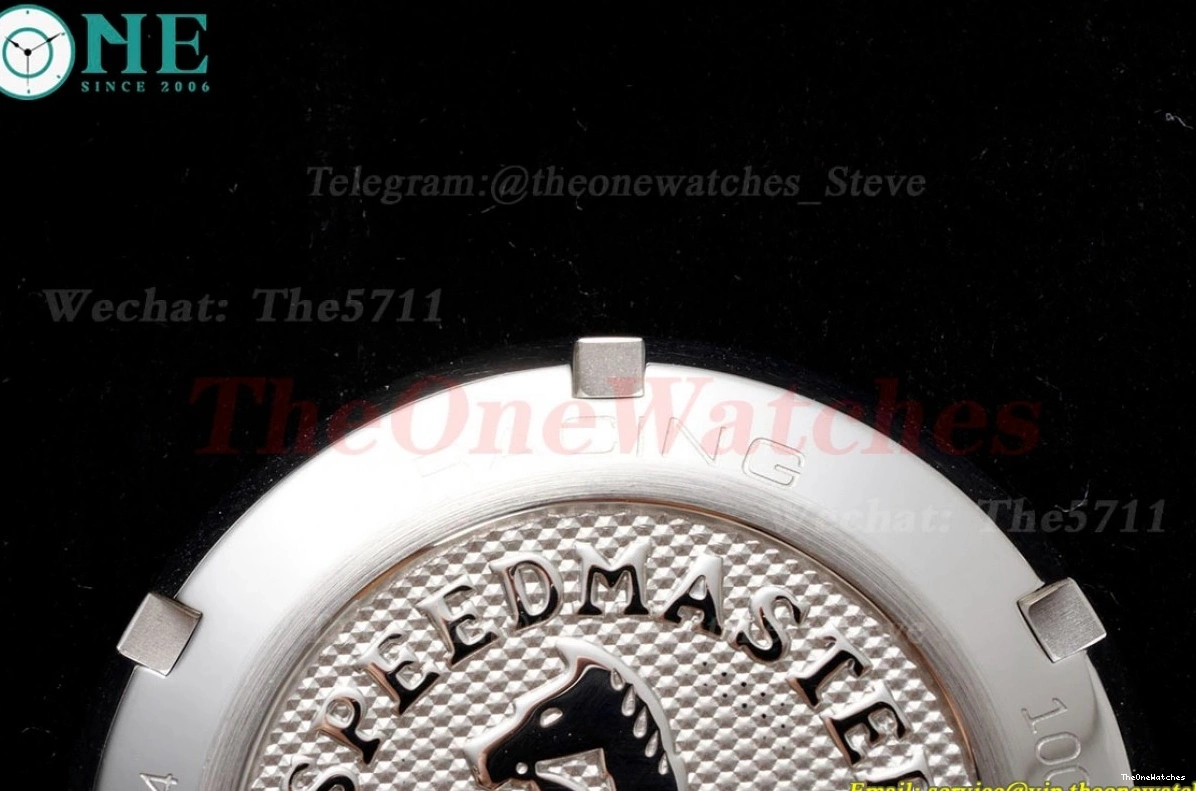 A7750 Racing Master SS 40mm Speedmaster White Dial HKF SS 0125